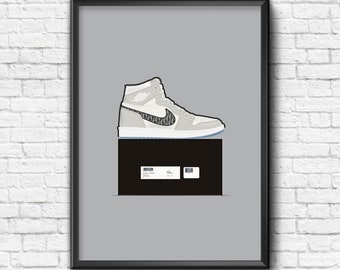 Air Jordan 1 Dior | Etsy UK