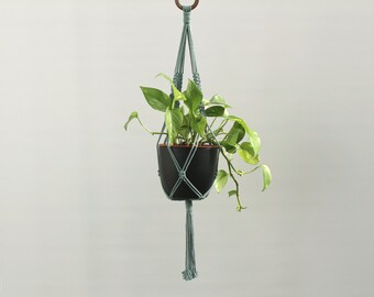 Macrame plant hanger, modern hanging flower pot, fruit basket holder