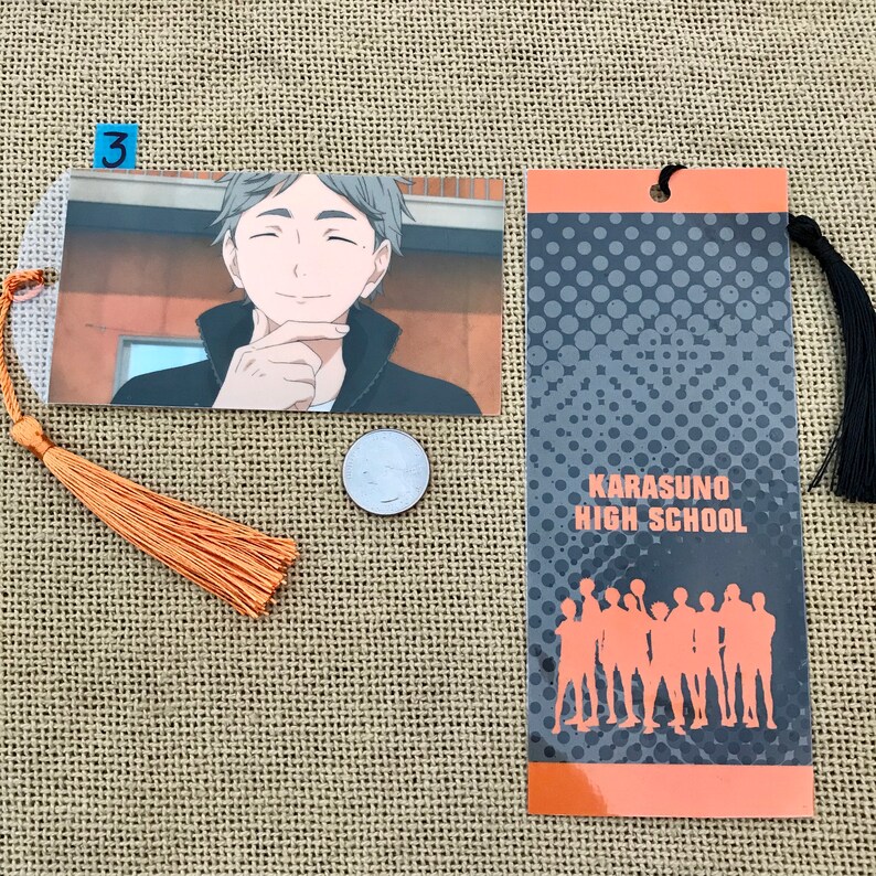 haikyuu bookmarks etsy