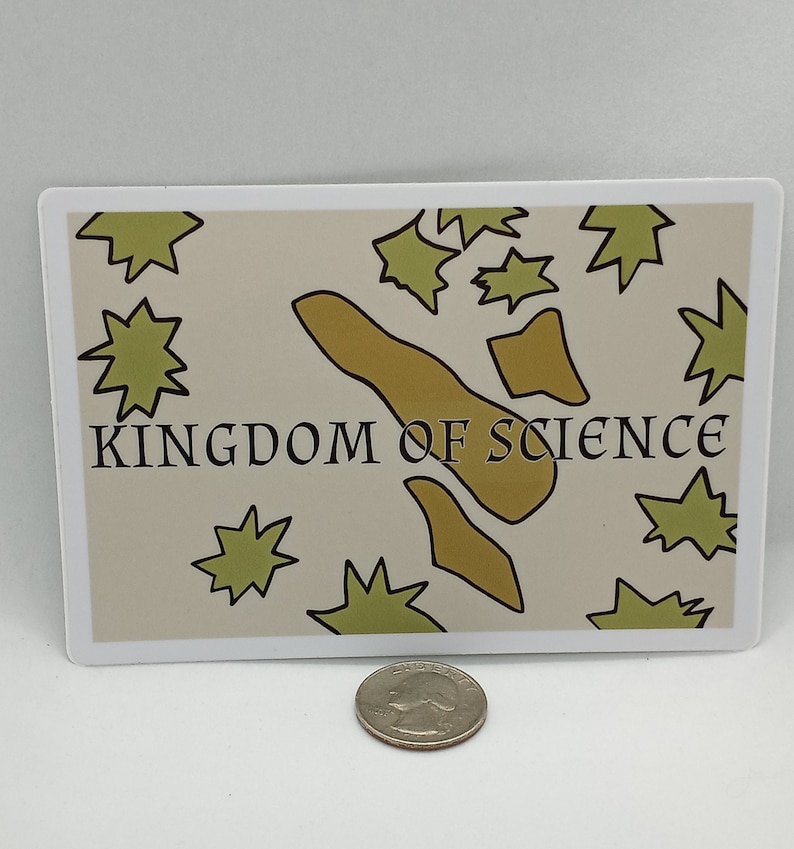 Dr. Stone Kingdom of Science Flag Vinyl Sticker | Etsy