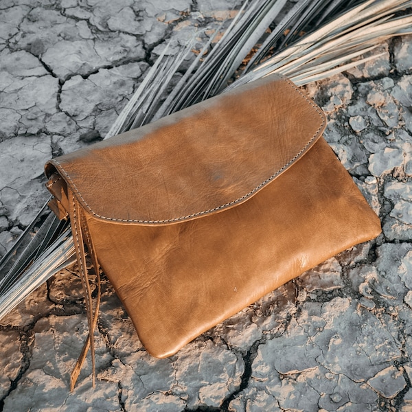 Nador - Pochette sac à main sac téléphone portable sac cuir cuir
