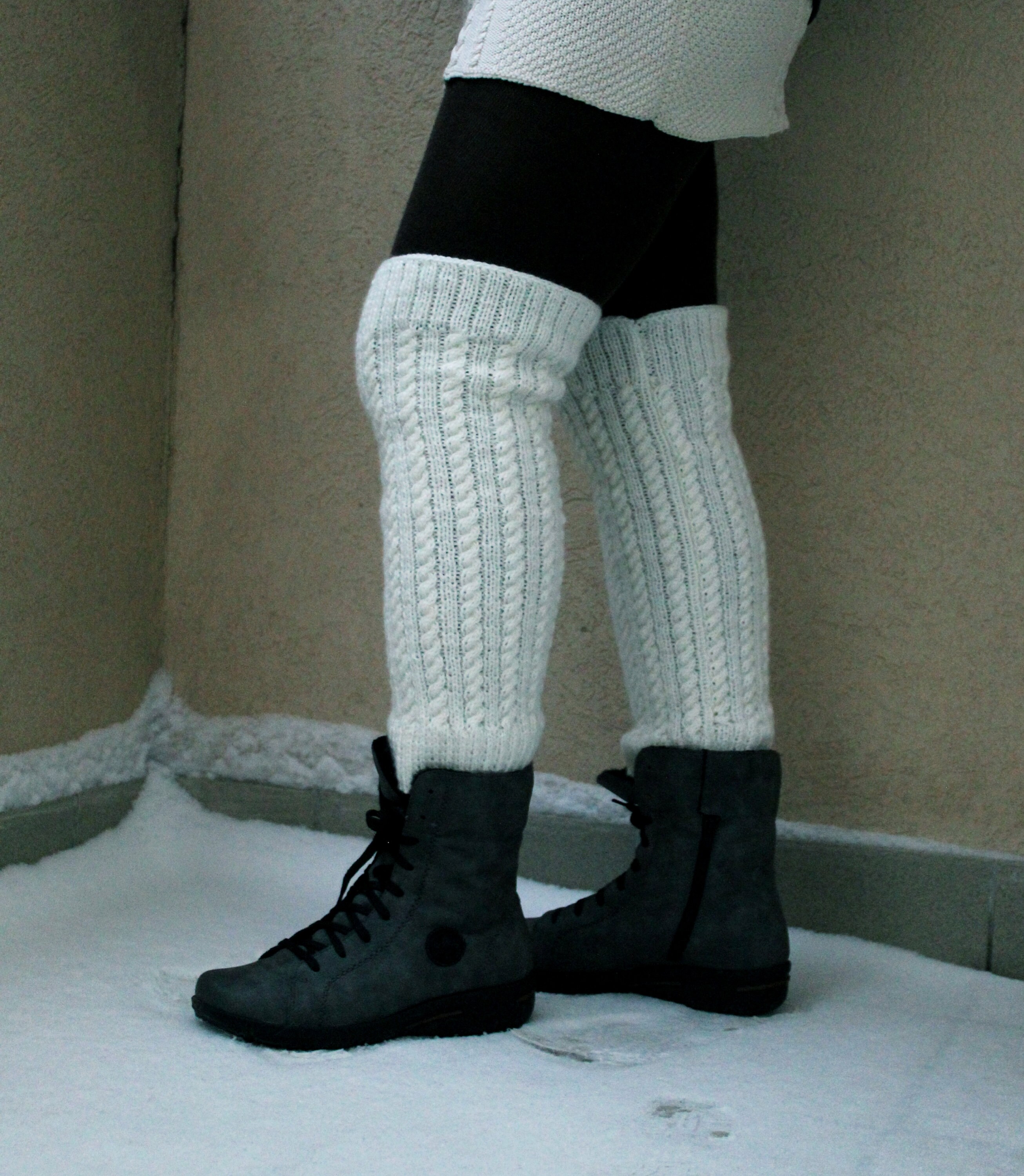 Knitting pattern gaiters for woman Etsy