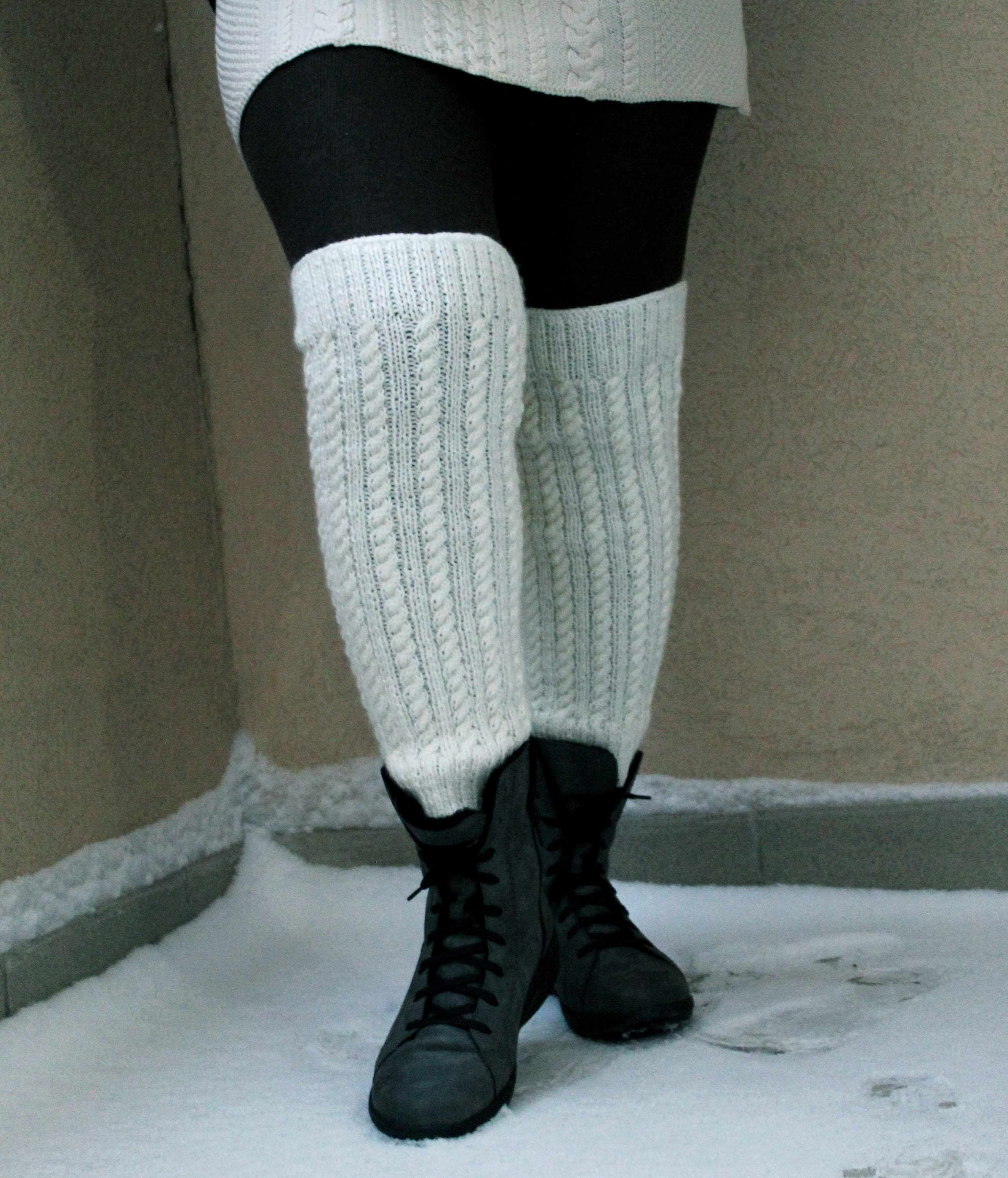 Knitting pattern gaiters for woman Etsy