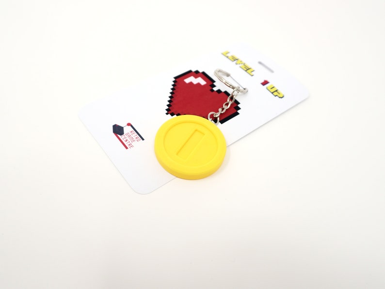 Super Retro Myntnyckelring: Retro Gaming Accessory bild 3
