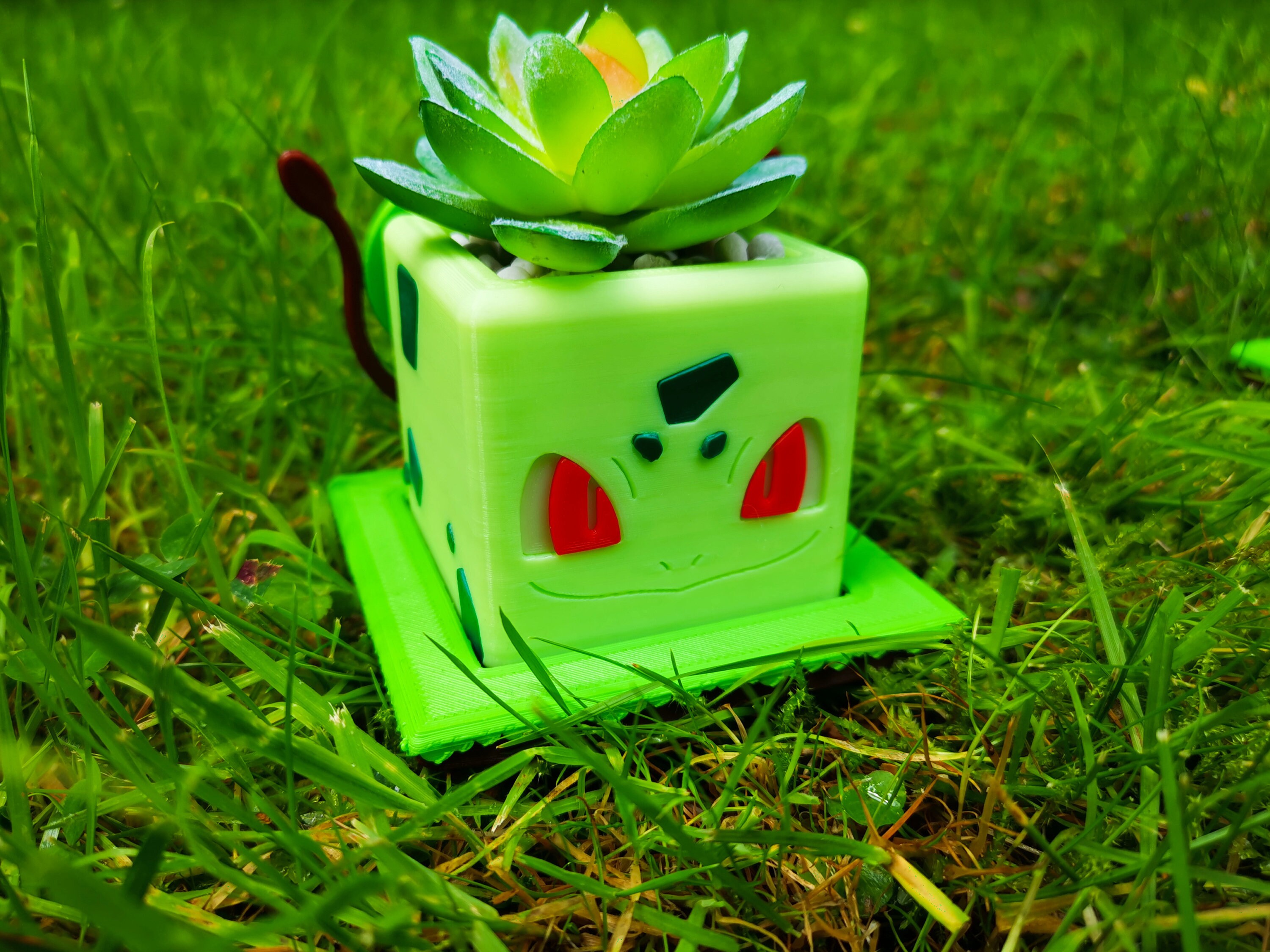 Bulbasaur Planter Flower Pot Pokemon Planter Office Etsy UK