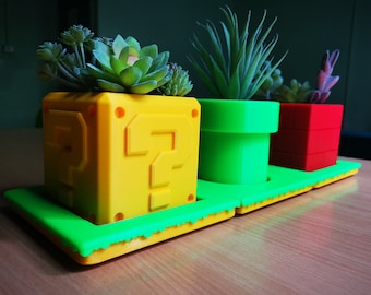 Super Retro Planters: Retro Gaming Decor