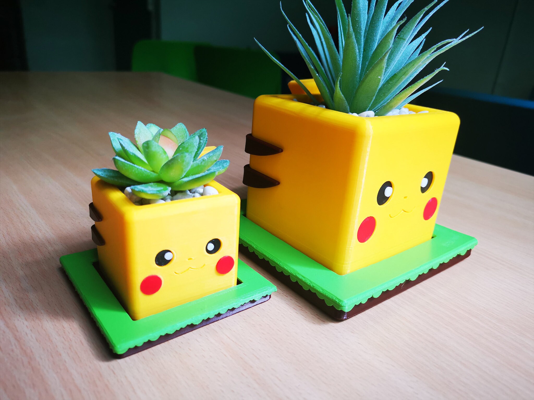 Pikachu Planter Flower Pot Pokemon Planter Office Decor Etsy UK