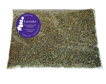 Dried Lavender 200g, highly fragrant for Pot Pourri, lavender bags, wedding confetti, relaxation, crafts and anti-moth