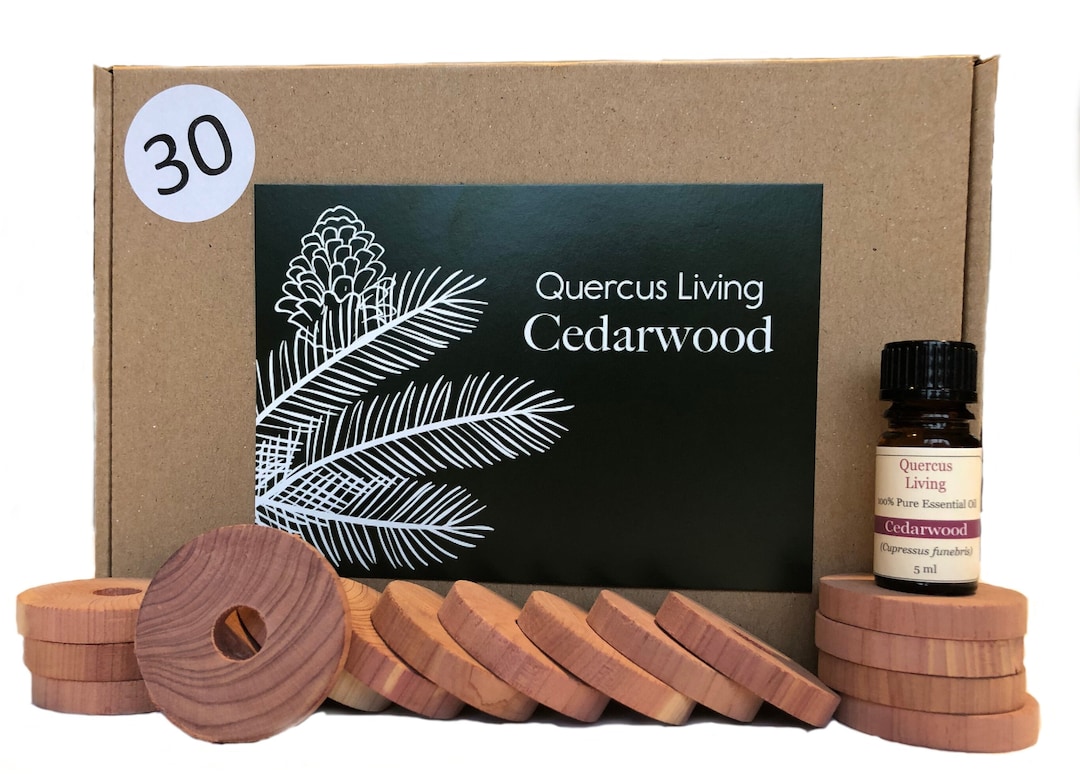 Cedarwood Moth Repellent Rings X 30. Natural Anti Moth , Chemical Free With Cedar Wood Essential