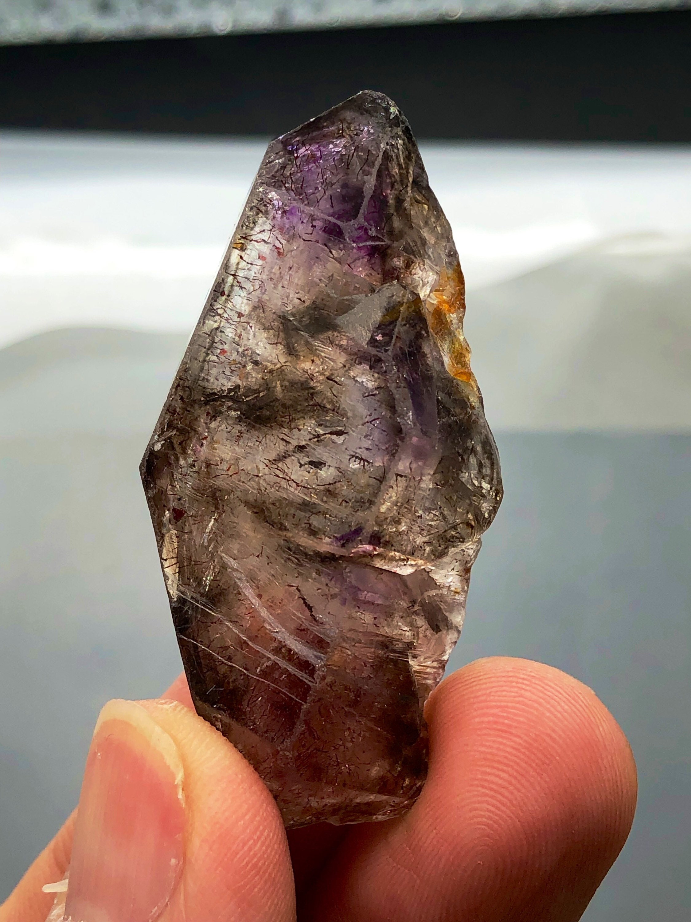 Raw Super Seven Crystal Stone, Super 7 Crystal,melody Stone
