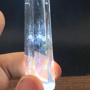 Blue angel feather quartz pointer , blue angel needle crystal tower , JXCrystal