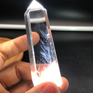 Blue angel feather,blue angel feather quartz,crystal pointer,good fortune and enhance, communication, JXCrystal