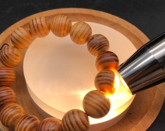 Majestueuze houten kralenarmband, mala-kraal, yoga, bemiddeling, gebedskraal, succes