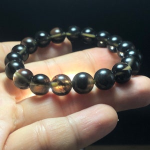 Seltenes,Tibet Tektit Armband,Tektit ,Weltraum Stein,Moldavit Ersatz,hohe Vibration,Erdung,Geschenk für Sie,Sammler