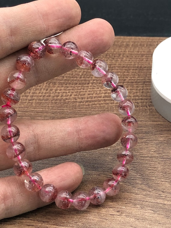 Premium Red,super Seven Bracelet,super 7 Crystal,lab Certified