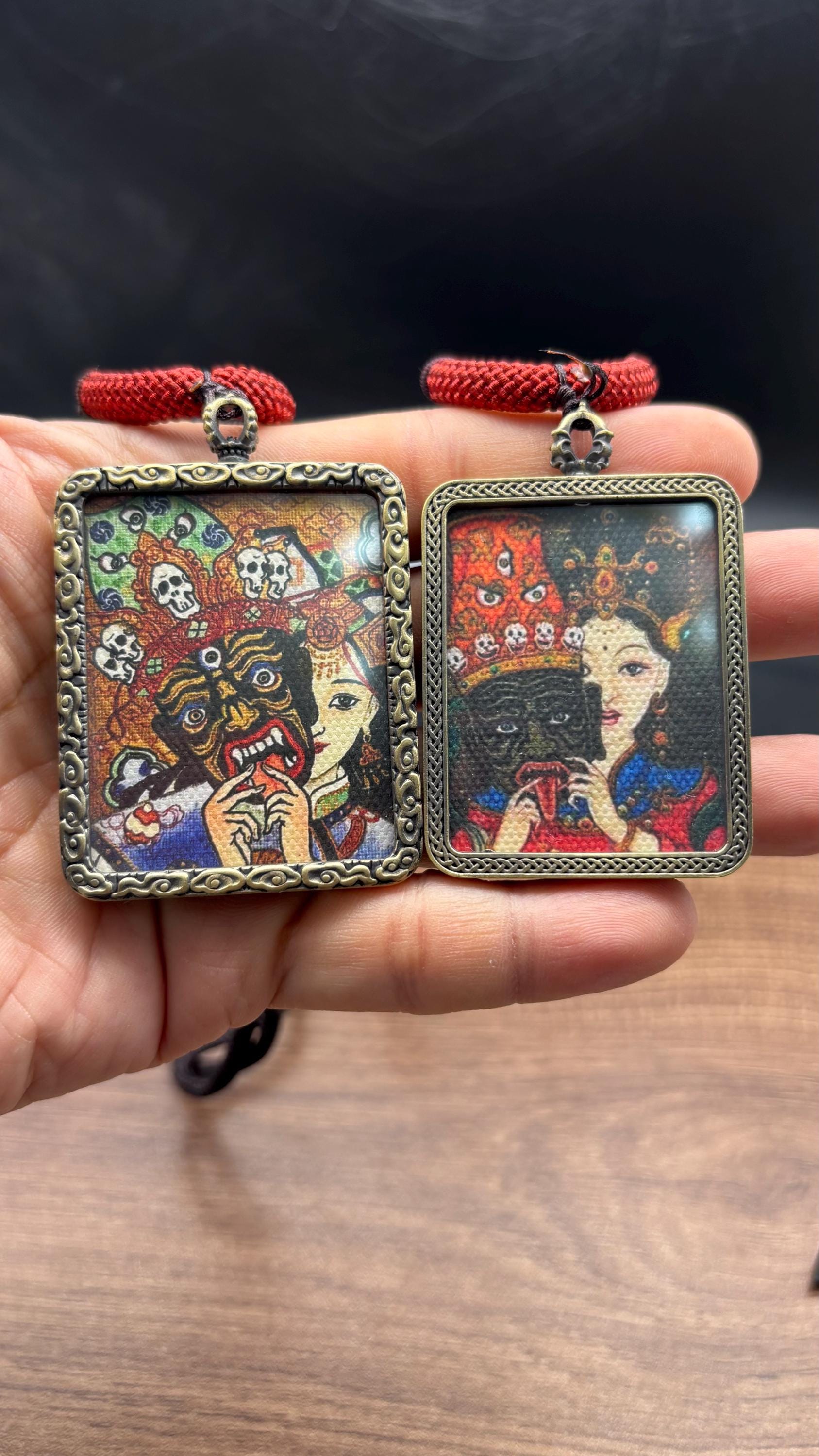 2 Design,zhaji Lamu Past-present Wealth Deity Pendant – Tibetan