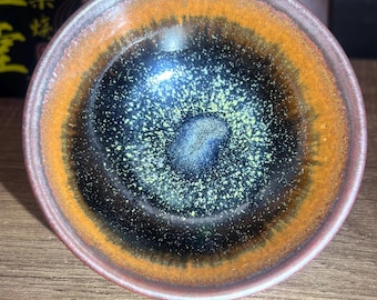 Limited,galaxy of star with rabbit fur,handmade,jianzhan,tea cup,traditional dragon kiln stove,collector cup