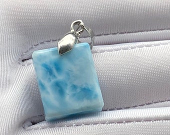 Larimar pendant,Dominican Republic-Larimar,larimar, larimar gemstone pendant-anti stress, Gift for her, water element