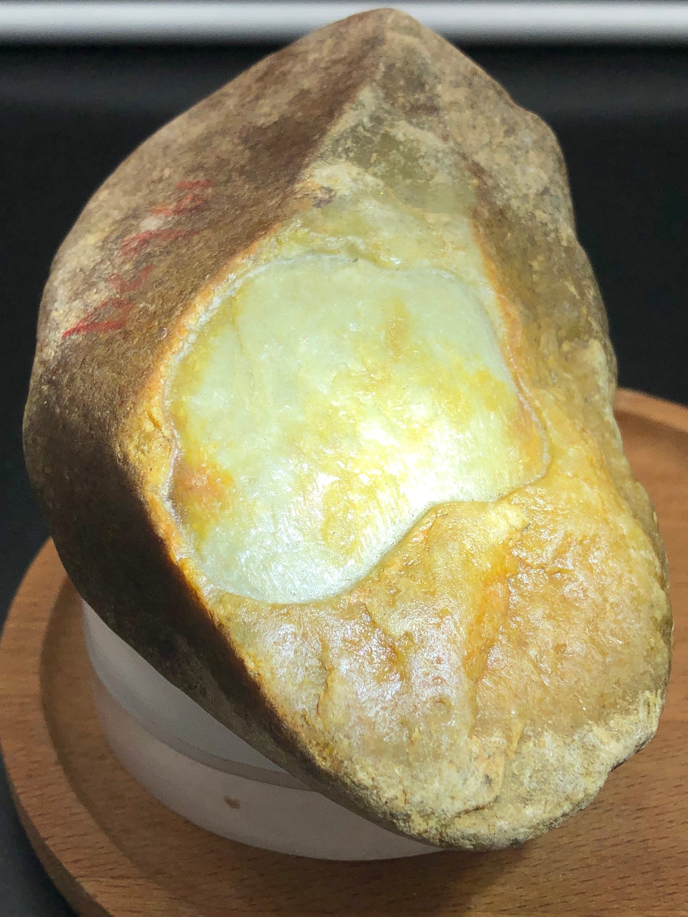 620G, Craftman Jade Stone, Burmese River Jadeite, Jewelry, Carving Big Display, Investment, Heirloom, Heavenstone, Gift For Him, 大马坎水石,翡翠原石