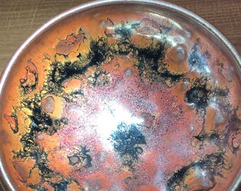 Artistic,handmade,blood Red,multi Colour,mountain View,窑变