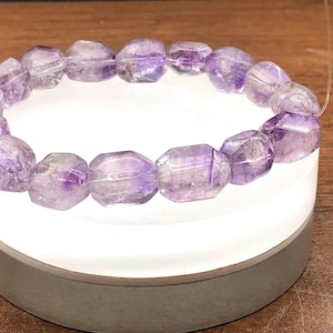 8-10mm,super seven bracelet,super 7 stone,purple super 7 crystal, melody stone jewelry,Gift for her him,3rd eye,intuition,aura,luck