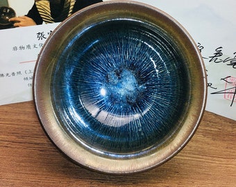 Top master,song dynasty blue rabbit,tenmoku, jianzhan,坊宋蓝兔豪,tea cup,collect,healthy cup,invest,gift, master Zhang,museum Top master,song dynasty blue rabbit,tenmoku, jianzhan,坊宋蓝兔豪,tea cup,collect,healthy cup,invest,gift, master Zhang,museum