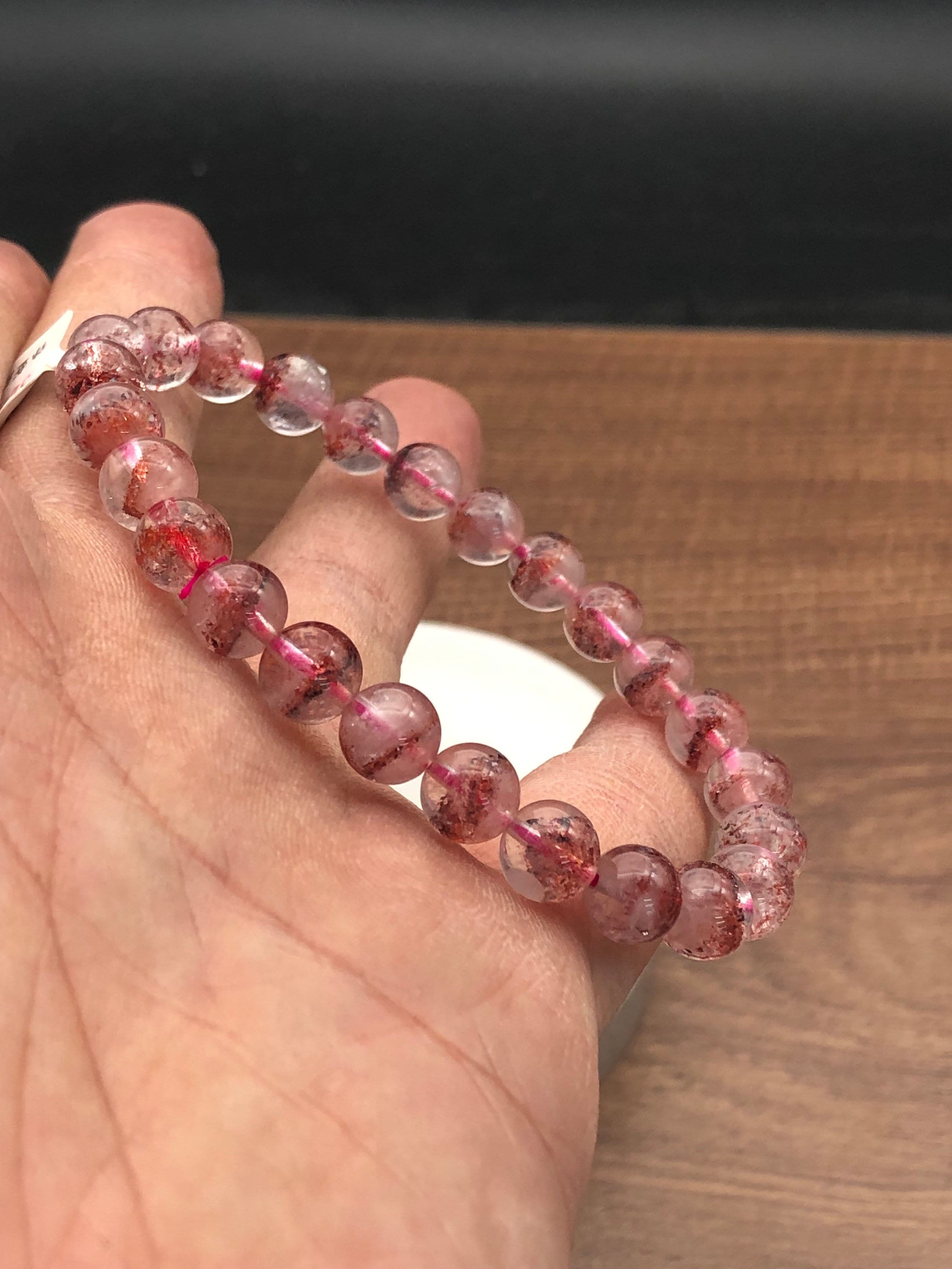 Premium Red,super Seven Bracelet,super 7 Crystal,lab Certified