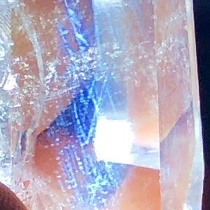 Blue angel feather,quartz pointer , blue angel needle,crystal tower, good fortune and enhance, communication, JXCrystal