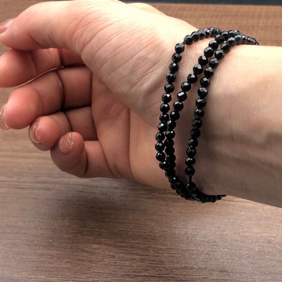 Black Spinel,black Spinel Necklace,black Spinel Bracelet,3