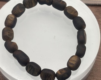 5 yr aged,Rare liu ba qinan Agarwood Bracelet,Kynam agarwood bracelet,oud wood,High Oil Resin,Meditation, Healing Jewelry,gift for her