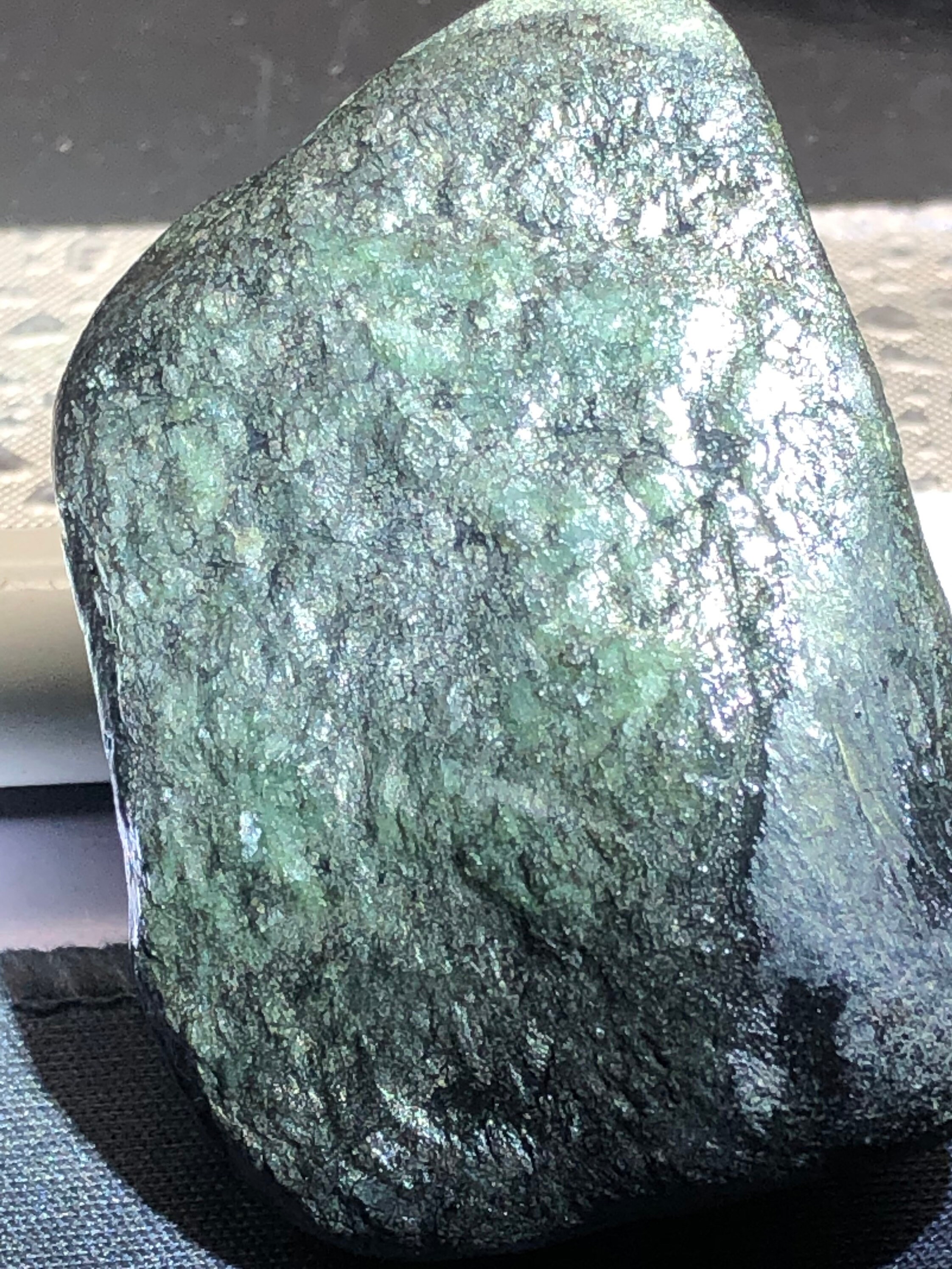89g,burmese Jadeite Rough,authentic Mowanji,potential Green