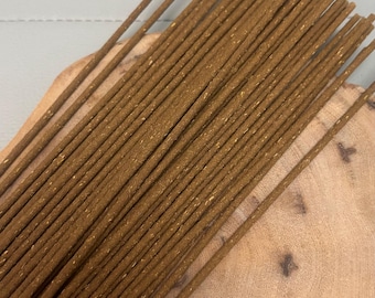Time offer-Natural Kynam Agarwood blend with Sandalwood Incense Sticks, Handmade Blended Aroma for Meditation Tea Ritual Home Fragrance
