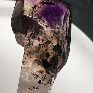 Raro - Todo en uno, cristal súper siete, piedra súper 7, piedra melodía, colgante, joyería, cristal curativo, amuleto, intuición, regalo para ella o para él