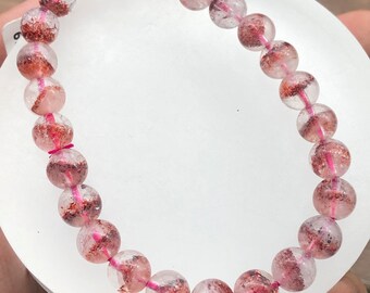 Premium Red,super Seven Bracelet,super 7 Crystal,lab Certified