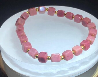 Pulsera de sugilita rara, de colección, Sakura, sugilita, joyería de sugilita, riqueza, piedra curativa, milagro, regalo para ella