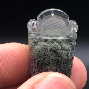 Trädgårdskvartshänge, 一桶金, första kruka med guld, kristallsmycken, lodolit, hänge, smycken, karriär, manifest, önskan, välstånd, present till honom