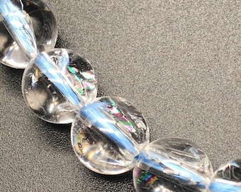 Premium-azez crystal bracelet crystal,high vibration crystal jewelry,azez stone nameless light-rainbow in quartz
