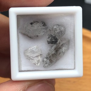 Herkimer diamond, gift box for healing and present