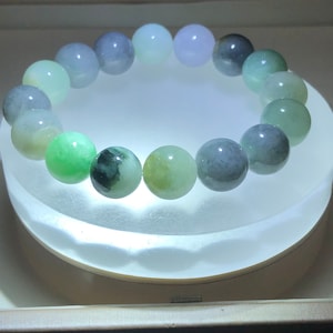 Certified,Burmese jadeite bracelet,Jade bead bracelet, jade Jewelry,gift for her,him,heavenstone