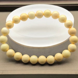 8.6mm,Rare,coral queen conch ,yellow coral Bracelet,crystal,jewelry, health benefits,healing stone,better mood,beauty,charm,wealth