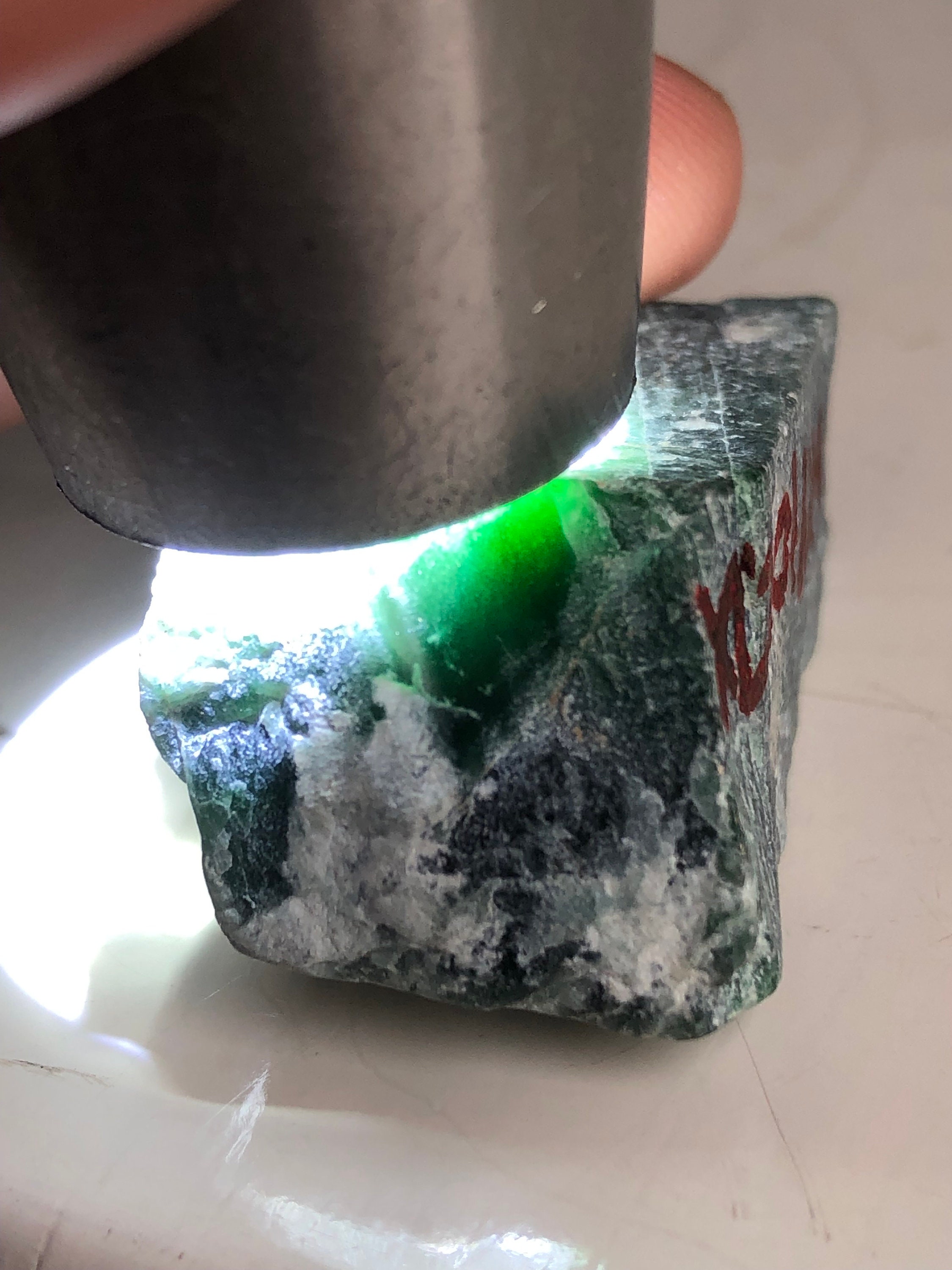 Premium icy green imperial Jadeite raw Jade Rough guatemalan Jade glass Quality good Fortune health Etsy