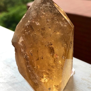 Natural,citrine crystal,Brazil,citrine tower, crystal point,generator,wealth magnet-merchant,money stone,fengshui placement,metaphysical