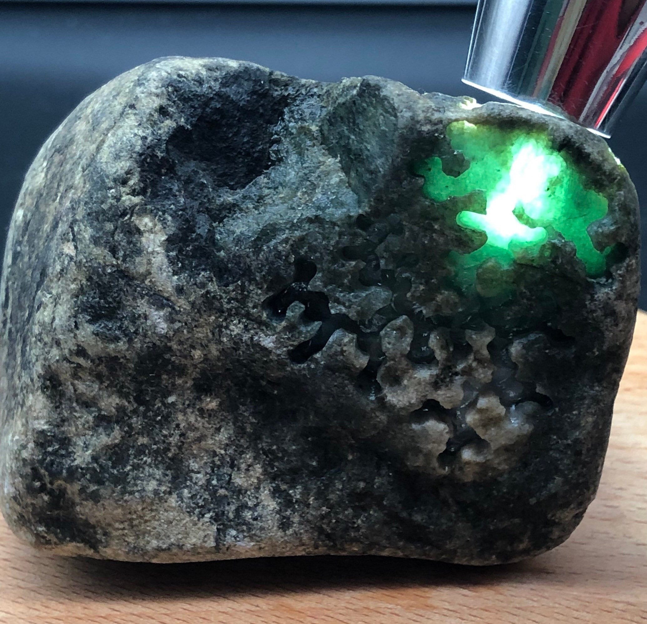 ☆ 5-1/4 Lbs Nephrite JADE rough Stone Block for Carving 2340 Gram