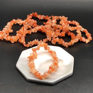 Arusha,sunstone bracelet,sunstone chip armband,Crystal bracelet,happy stone-prosperity,wellness,crystal healing,gift for her,couple gift