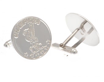Custom Made Cufflinks Handmade Automotive Classy Spark Plugs Champion Salesman