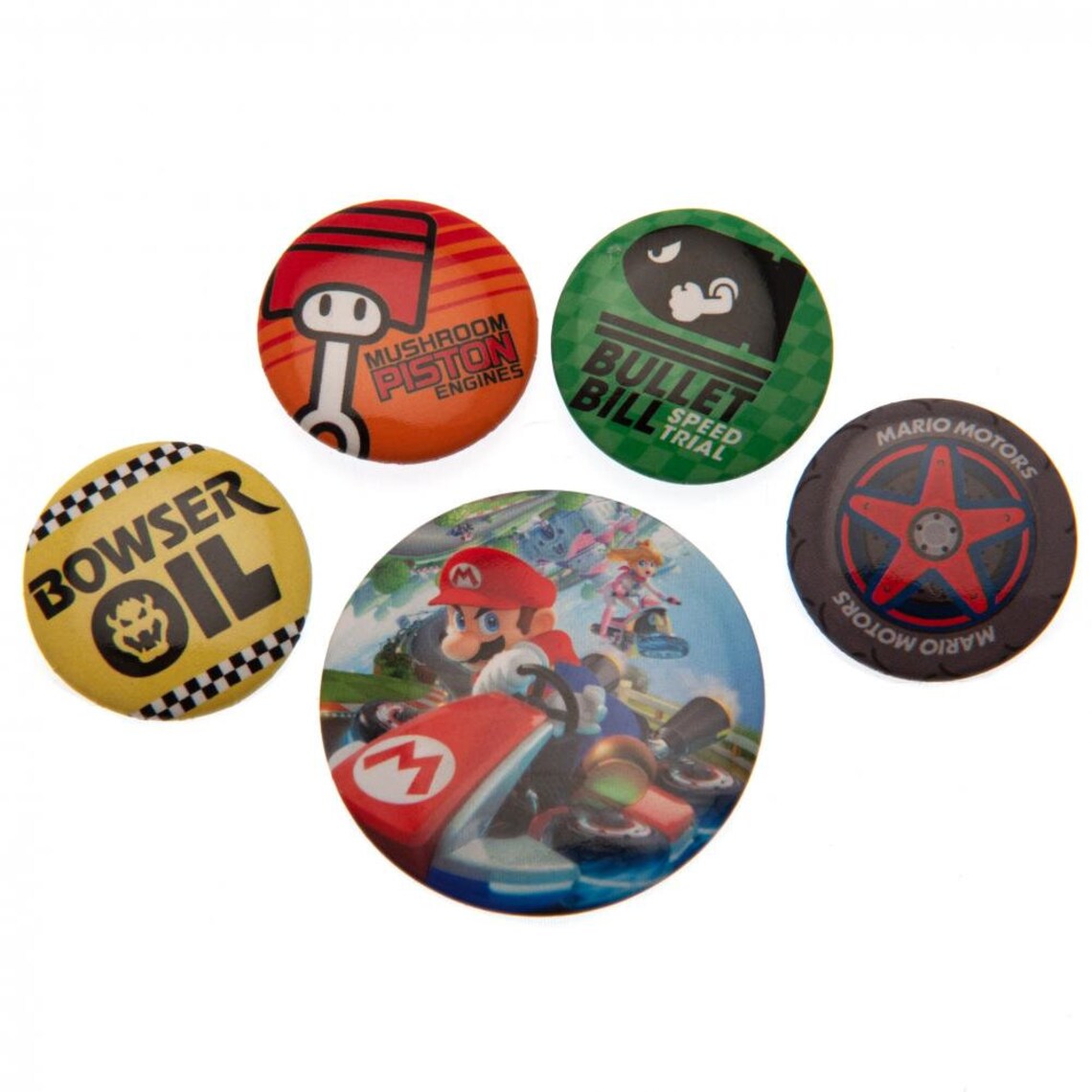 Mario Kart Button Abzeichen Set Etsy
