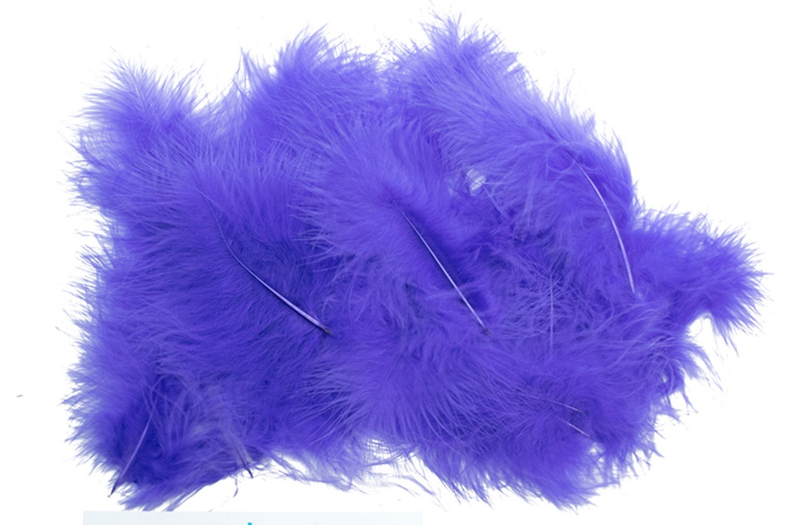 Our Range Of Marabou Feathers In 10 Colours Packs of 20 | Etsy