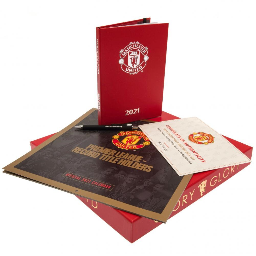 Manchester United FC Collectors Calendar Gift Set 2021 Etsy