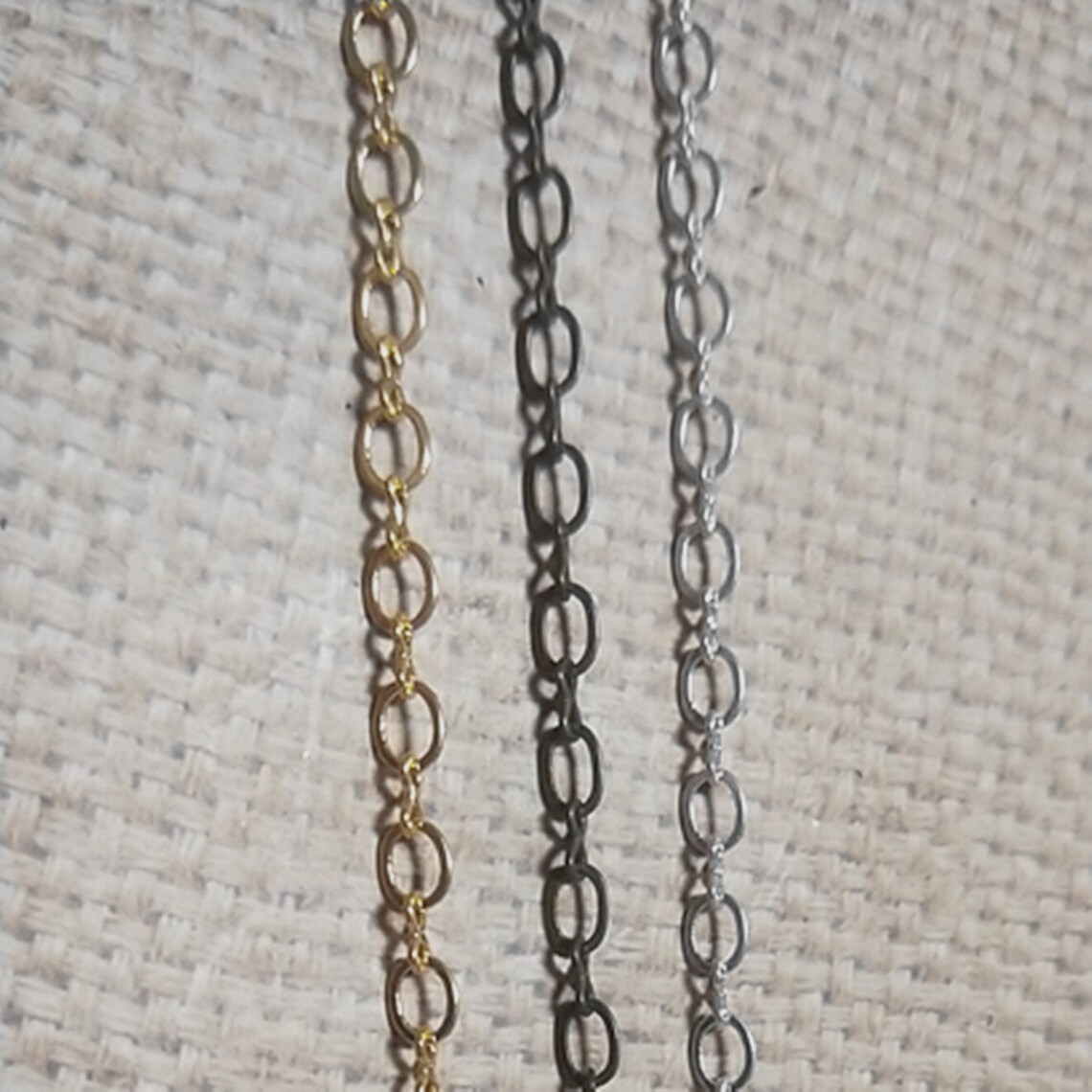 10PCS 3MMx4MM Bronze Chain Silver Chain Gold Chain Gold Tone Etsy