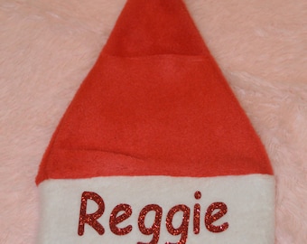 personalised baby santa hat